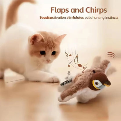 Interactive Chirping Bird Pet Toy™