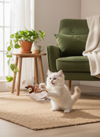 Interactive Chirping Bird Pet Toy™